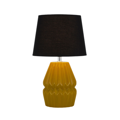 Telbix Greet Ceramic Table Lamp Yellow