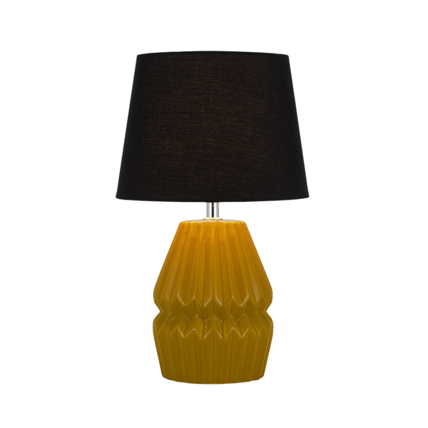 Telbix Greet Ceramic Table Lamp Yellow