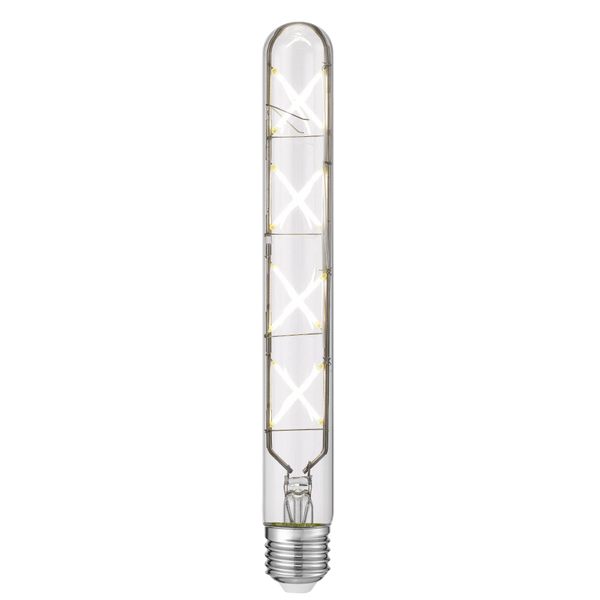 Telbix E27 T30 8W Led Tube X Globe Clear Triac Dim 2400K
