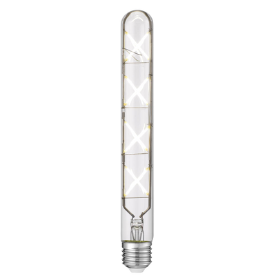 Telbix E27 T30 8W Led Tube X Globe Clear Triac Dim 4000K