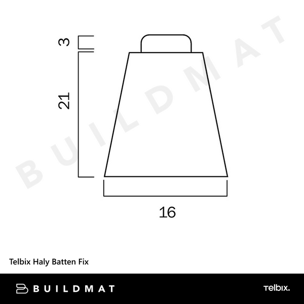 Telbix Haly Batten Fix Opal