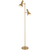 Telbix Hyvik Floor Lamp Brass