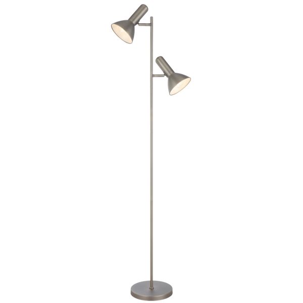 Telbix Hyvik Floor Lamp Nickel