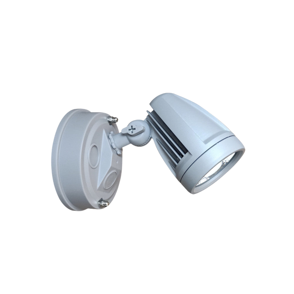 Telbix Illume Single Exterior Spot Silver