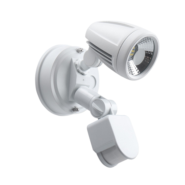 Telbix Illume Single Exterior Spot Sensor White