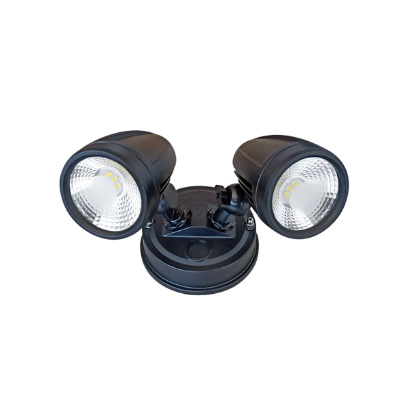 Telbix Illume Twin Exterior Spot Black