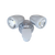 Telbix Illume Twin Exterior Spot Sensor Silver
