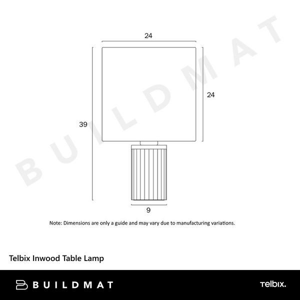 Telbix Inwood Table Lamp Pine