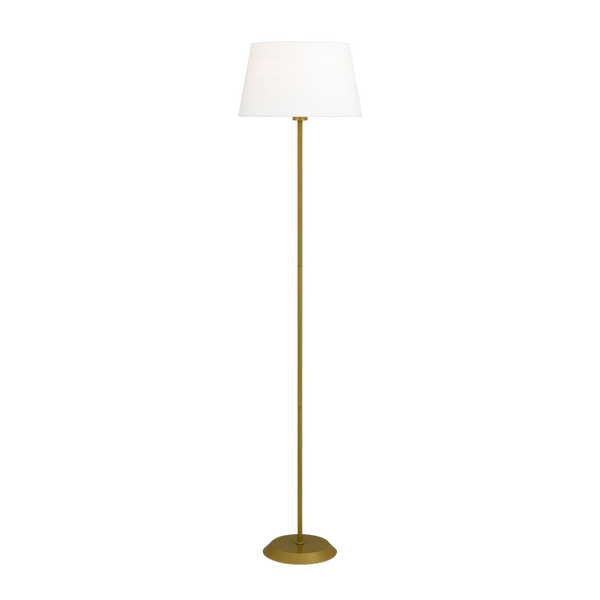 Telbix Jaxon Floor Lamp Gold Ivory