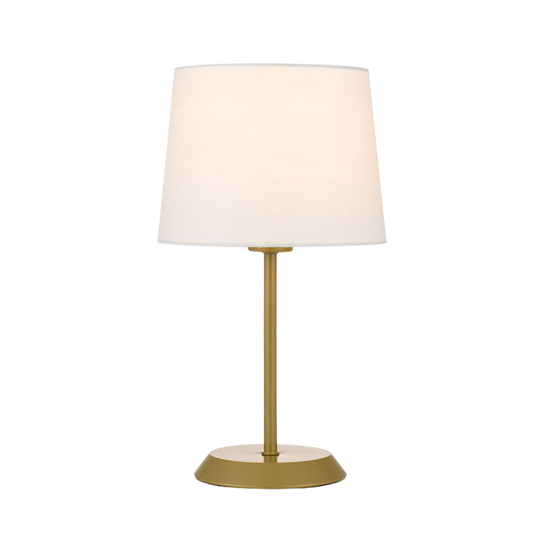 Telbix Jaxon Table Lamp Gold Ivory