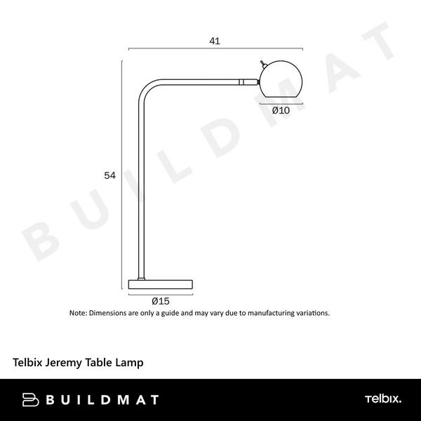 Telbix Jeremy Table Lamp Grey