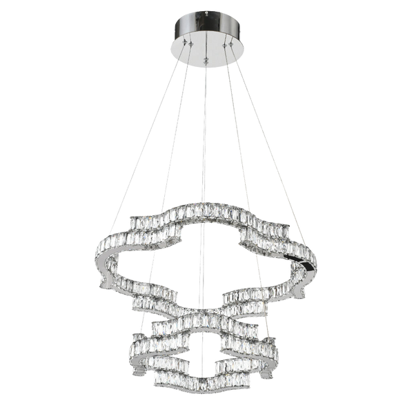 Telbix Jura 2 Tier Pendant Chrome