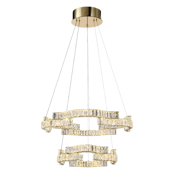 Telbix Jura 2 Tier Pendant Gold