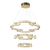 Telbix Jura 3 Tier Pendant Gold