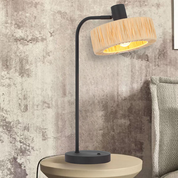 Telbix Katrin Table Lamp Black