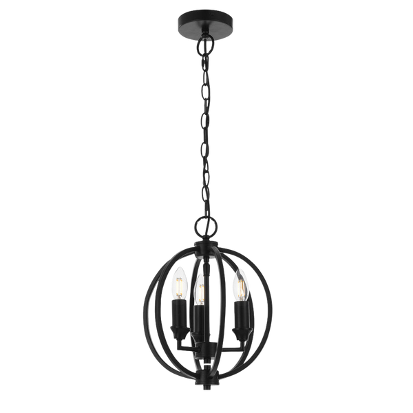 Telbix Kendall Pendant 3 Black