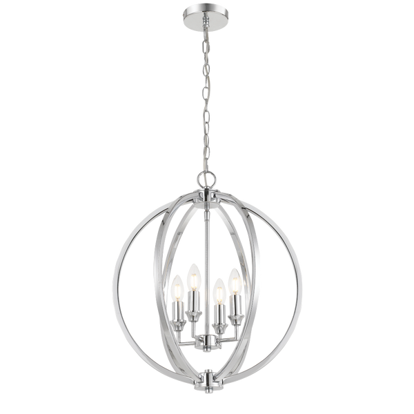 Telbix Kendall Pendant 4 Chrome