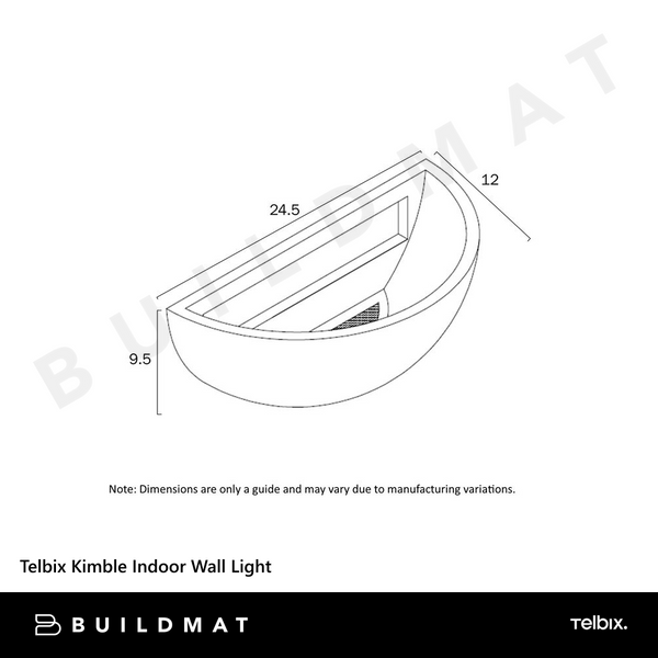 Telbix Kimble Indoor Wall Light White
