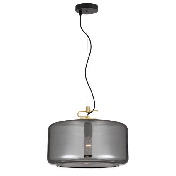 Telbix Korova Large Pendant Smoke