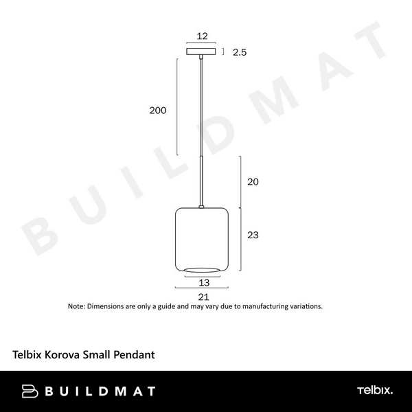 Telbix Korova Small Pendant Opal