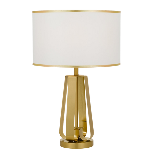 Telbix Laila Table Lamp Antique Gold Ivory