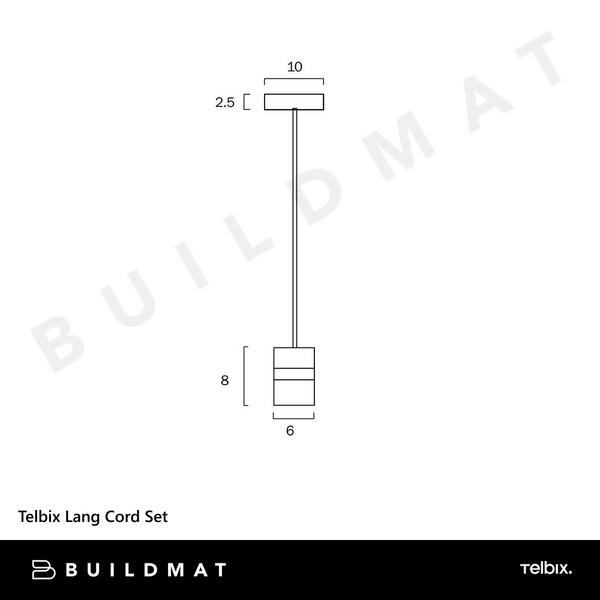 Telbix Lang Cord Set Antique Brass