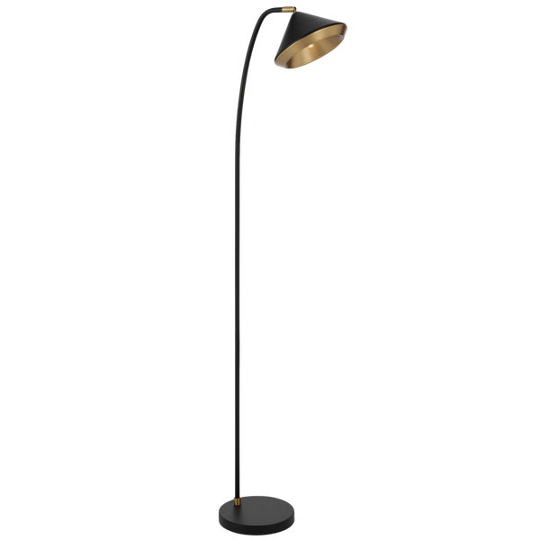 Telbix Larson Floor Lamp Black