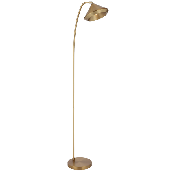 Telbix Larson Floor Lamp Brass