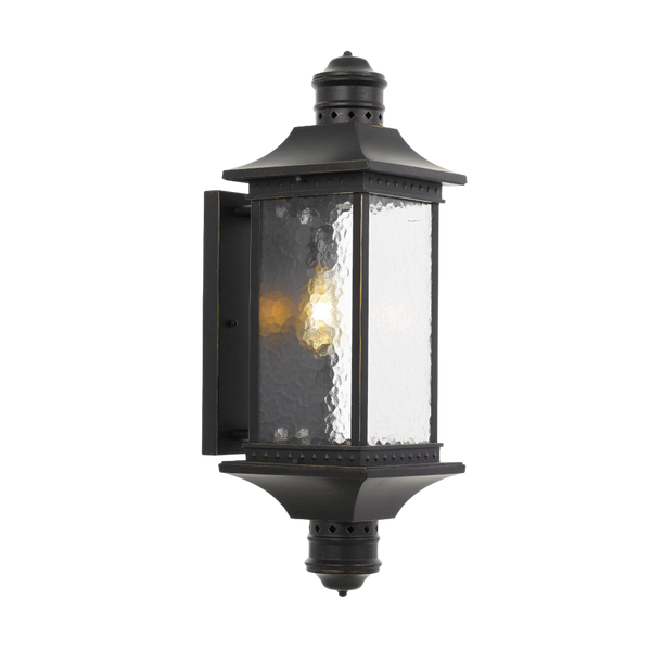 Telbix Leeds Exterior Wall Light Black