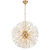 Telbix Lerida 12 Light Round Pendant Gold