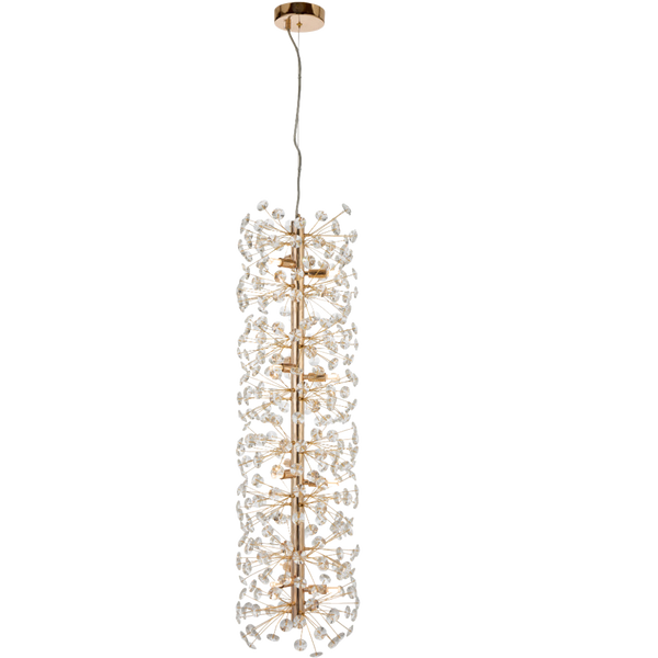 Telbix Lerida 12 Light Vertical Pendant Gold