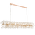 Telbix Lerida 18 Light Rectangular Pendant Gold