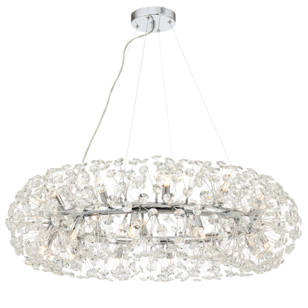 Telbix Lerida 24 Light Pendant Chrome