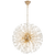 Telbix Lerida 9 Light Round Pendant Gold
