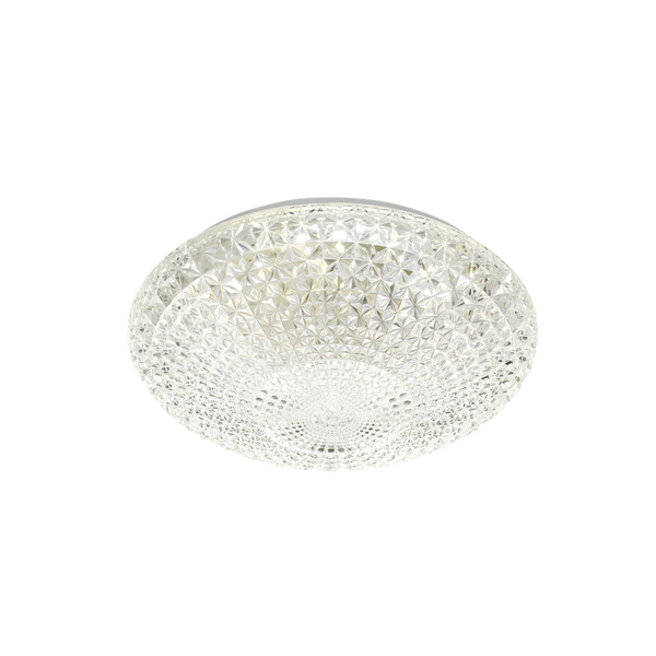Telbix Lilac 28 18W Led Oyster 3CCT White Clear