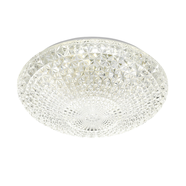 Telbix Lilac 40 32W Led Oyster 3CCT White Clear