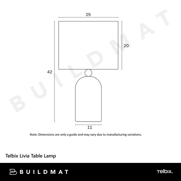 Telbix Livia Table Lamp Beige