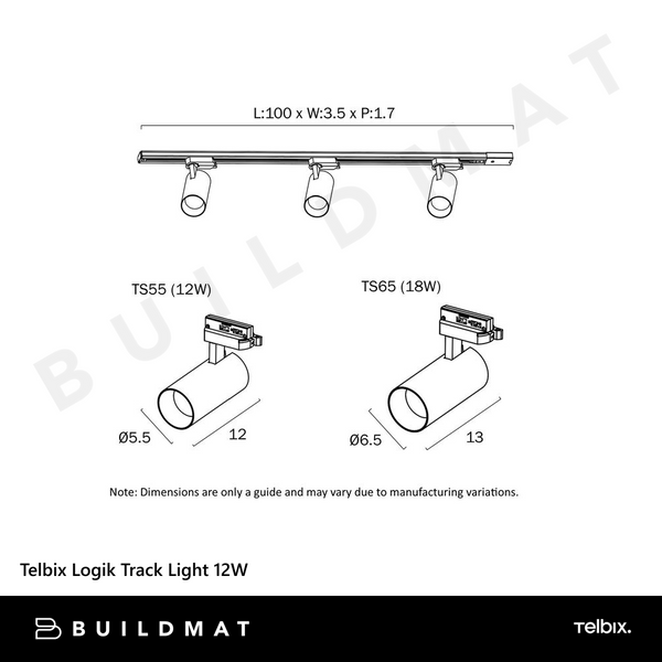 Telbix Logik Track Light 18W White