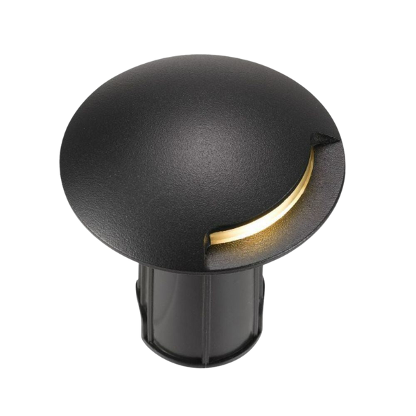 Telbix Luc 1X 3W 8 to 26V Inground Light Black