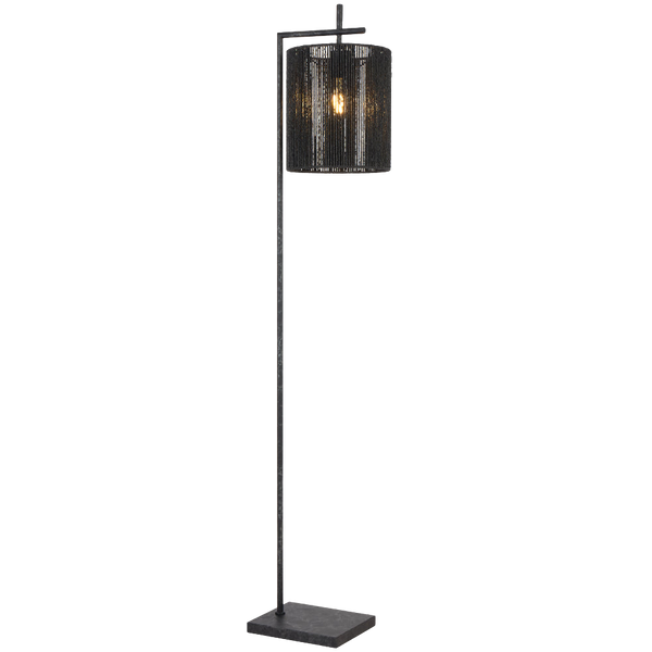 Telbix Lyndra Floor Lamp Black