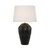 Telbix Madrid Ceramic Table Lamp Black