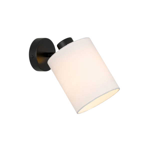 Telbix Malone Wall Lamp Black White