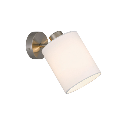 Telbix Malone Wall Lamp Nickel White