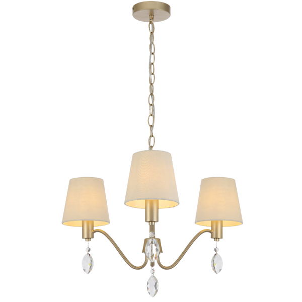 Telbix Malvern 3 Light Pendant Antique Silver
