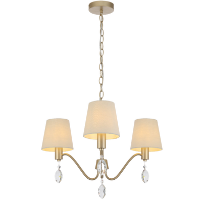 Telbix Malvern 3 Light Pendant Antique Silver