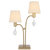 Telbix Malvern 2 Light Table Lamp Antique Silver