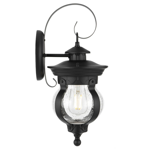 Telbix Mamo 18 Exterior Wall Bracket Black