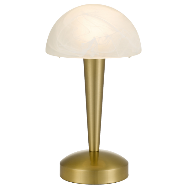 Telbix Mandel Touch Table Lamp Antique Gold