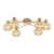Telbix Marbell 6 Light CTC Antique Brass