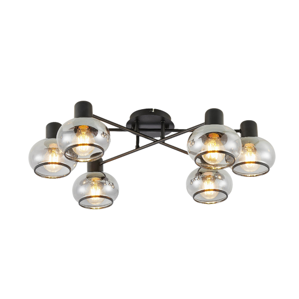 Telbix Marbell 6 Light CTC Black